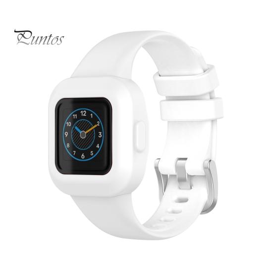 Silicone Watch Band One-piece Soft Wrist Bracelet Strap Watchband for Garmin Fit JR3/Vivofit Jr.3