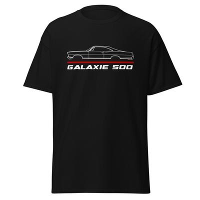 Maglietta Premium per Appassionati di Auto Ford Galaxie 500 1967 Fastback Regalo di Compleanno