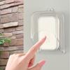 1 Set Wireless Door Bell Chime Button Protective Cover Outdoor Home Doorbell Waterproof Cover Splash Guard Cover