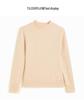 Women's Soft Cashmere Turtleneck Sweater - Solid Color, Loose Fit, Slimming Design for Autumn & Winter