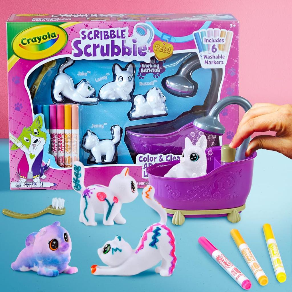 Crayola Colorful My Pet Drawing Bathroom Care Set 747442 (Authentic)