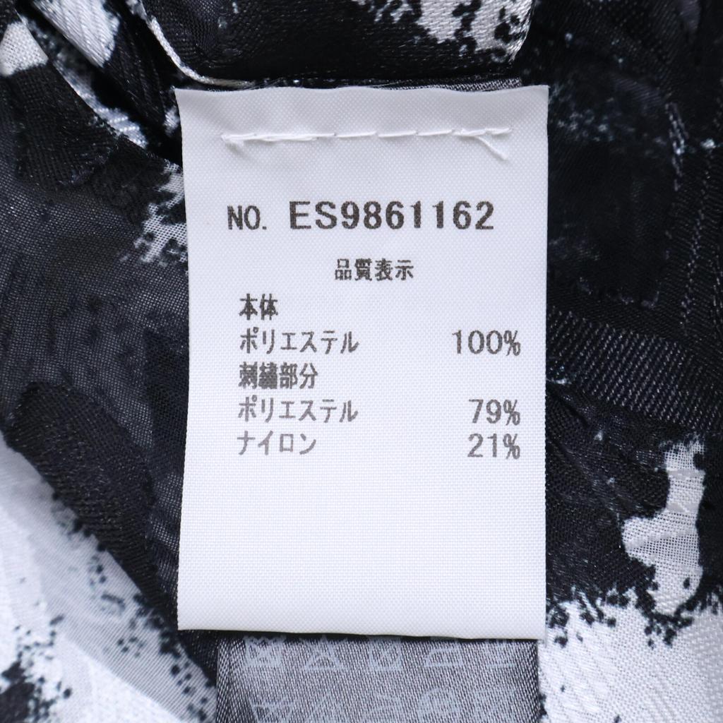 ERMANNO SCHERVINO ES9861162 Black x White Lace Floral Sleeveless Dress dress 38 blackUsed