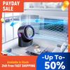 Quiet Desktop Air Circulator 100 Speeds Digital Display Personal Fan with Rechargeable Battery for Bedroom Office Kitchen Travel