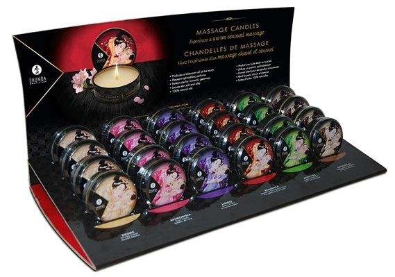 Shunga Massage Candle Display X24 - Shunga - Massage Candle
