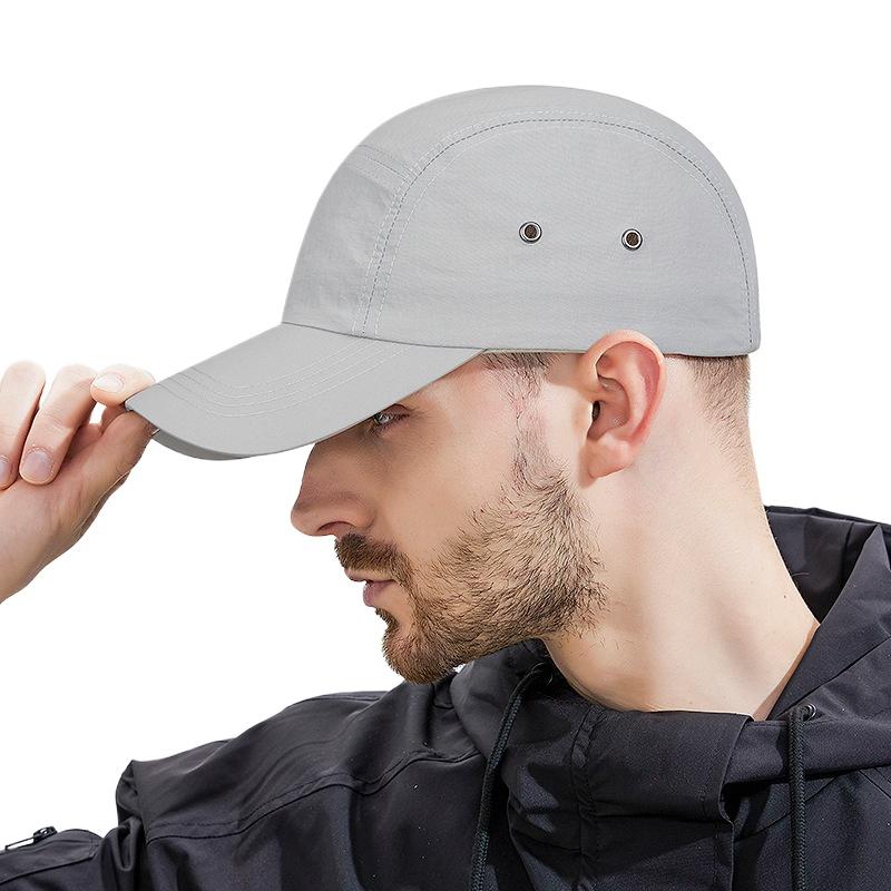 Solid Color Quick Dry Breathable Lightweight Outdoor Sports Baseball Cap Sun Shade Tennis Cap for Spring Summer Running