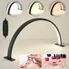 Led Nail Lamp Half Moon White Light Usb Plug Refill Light For Beauty Salon Nail Salon Bedroom Desktop Dressing Work Light
