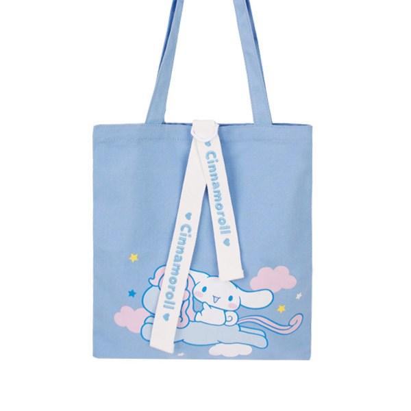 

Эко-сумка на ремешке Cinnamoroll, сумка через плечо, холщовая эко-сумка