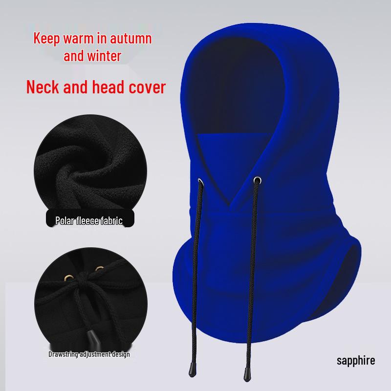 Adjustable Winter Fleece Ski Mask & Neck Warmer Pullover Hat
