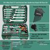 Multifunctional Automotive Ratchet Socket Wrench Tool Set