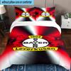 3pcs Bayer Football Club Printed Bedding Set Duvet Cover Closure Includes 1 Duvet Cover & 2 Pillowcases Bedding Sets Home Decor Gifts