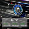 Car Air Conditioner Air Outlet Fan Gradient Colorful Ambient Light Type-C Port Is Suitable for 99% of Car Air Outlet Mini Fans