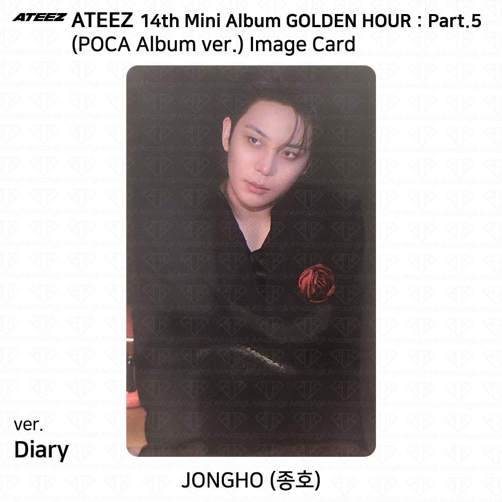 ATEEZ 14° Mini Album Golden Hour Parte.5 Album POCA ver. Photocard DIARY VER