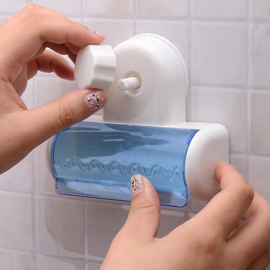 Creative Home Dust-proof Suction Cup 5 Toothbrush Holder Wall Mounted Stand