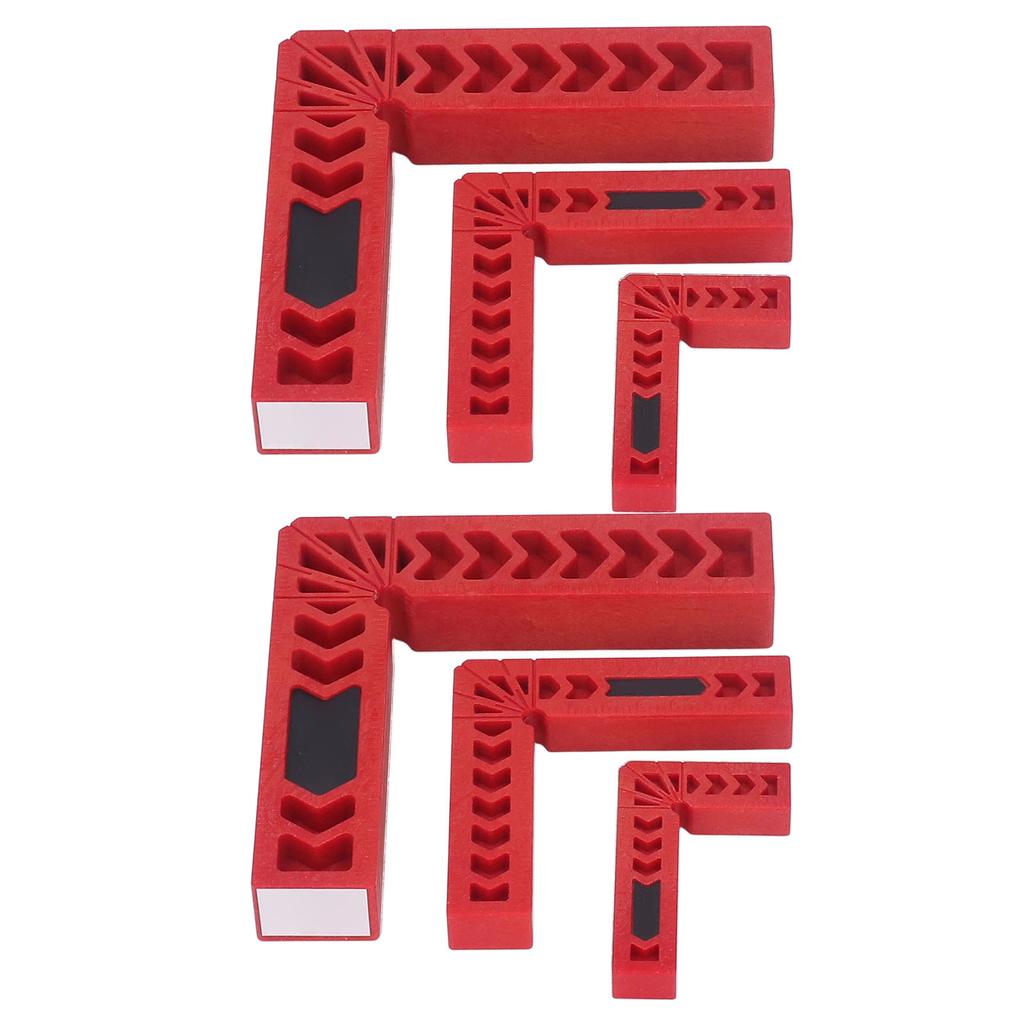 12 Pcs Set 90 Degree Positioning Squares High Strength Plastic Right Angle Corner Clamps Woodworking Carpenter Tool