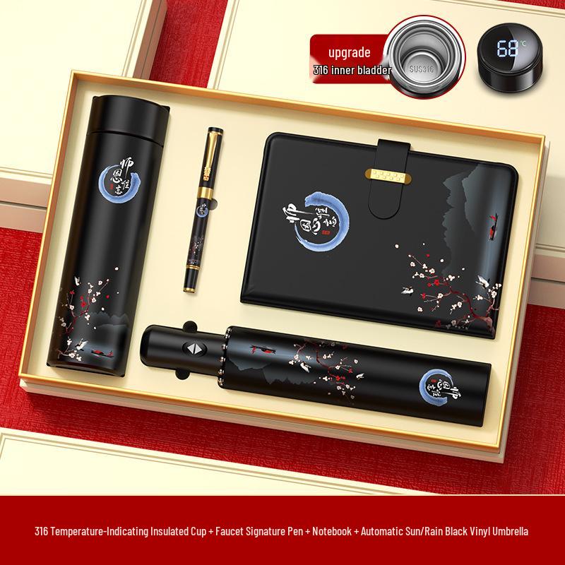 Elegant Notebook Gift Box Set for Female Homeroom Teachers: Graduation & School Anniversary