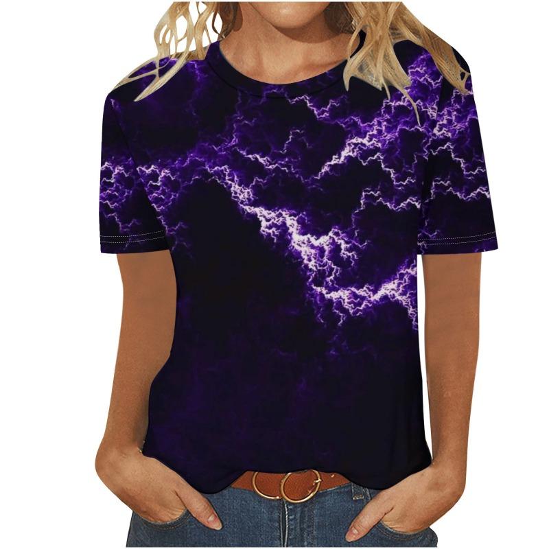 3D Printed Women's T-shirt From Magma Trend Fissure Fashion Shirt