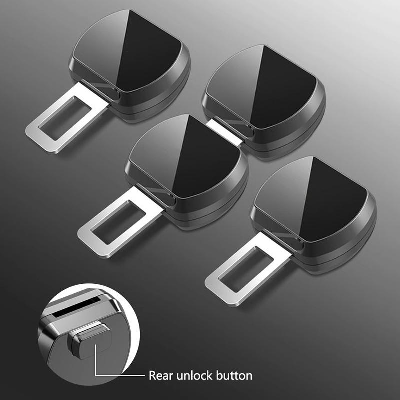Car Seat Belt Extension Plug Safety Belt Plug Buckle Clip Interior For Porsche 911 Cayenne Cayman Panamera Macan Taycan Boxster