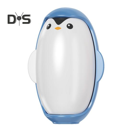 Wielokrotnego użytku wałek do usuwania kłaczków w kształcie pingwina Super lepki żel Wielokrotnego użytku Zmywalny Kompaktowy rozmiar podróżny Usuwacz kłaczków z ubrań