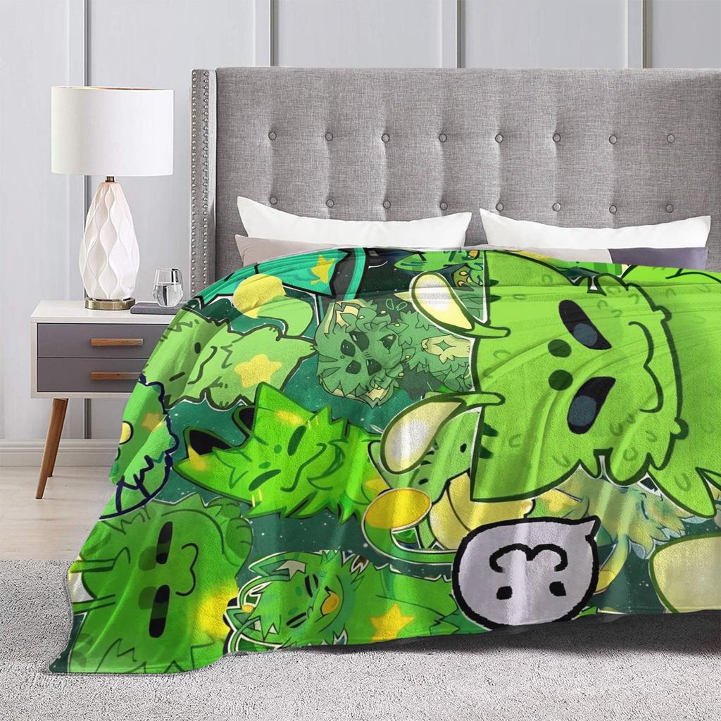 Gir Invader Zim Cartoon Blanket Warm Street Trend Plush Throw Blanket For Outdoor Decorative Flannel Bedspread Bed Cover