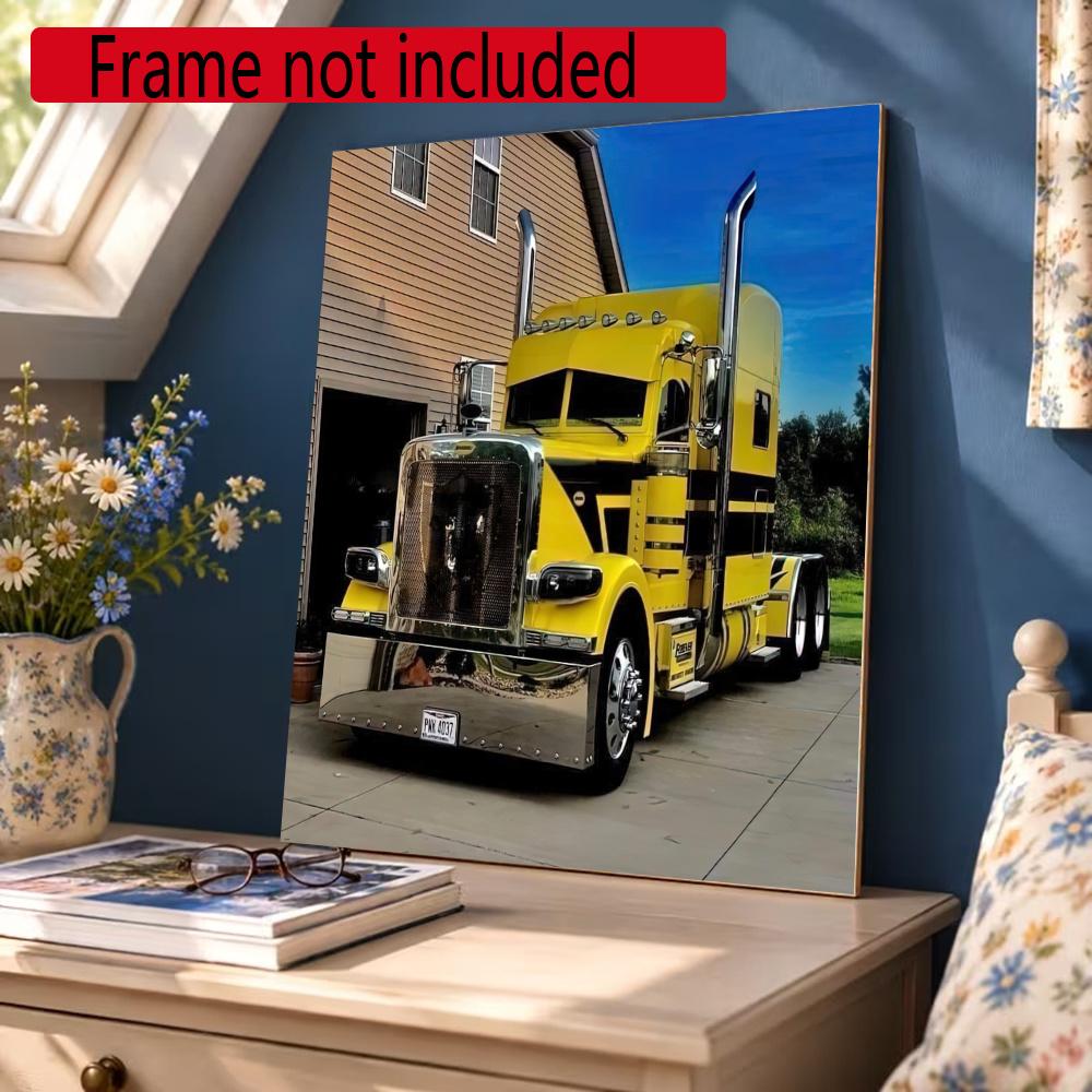Kenworth 5D Diy Diamond Paintings Mosaic Wall Round Diamond Art Painting Kits Embroidery Crystal Accessories Frameless