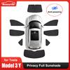 Car Side Window Sunshade for Tesla Model 3 Model Y Full Privacy Sun Shades Front Rear Windshield Window Glass Screen Accessories