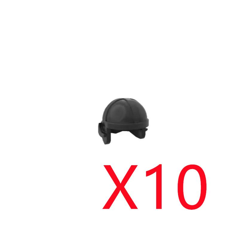 Building Blocks Accessories Military Figure Fireman Pilot Football Player Helmet Navy Cowboy Hat Oxygen Bottle Brick Toy K060