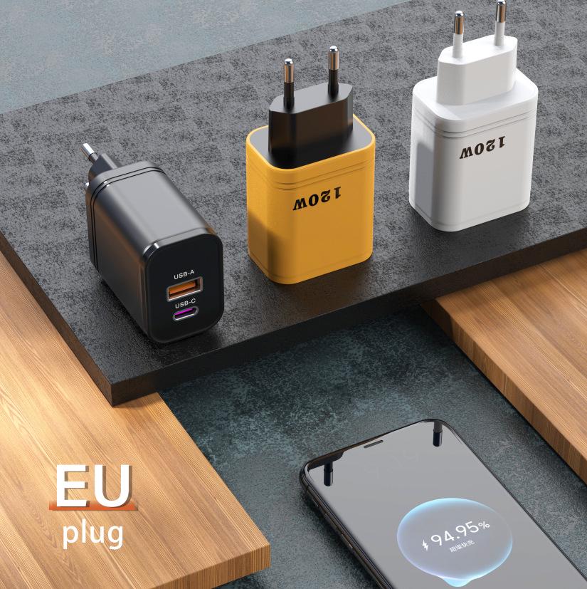 20W Fast Charging Type-C Charger for iPhone 15 - PD Compatible