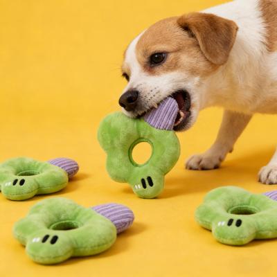 Squeaky Stuffed Dog Toy Soft Plush Pet Chew Toy Interactive Crinkle Puppy Teething Toy for Small Medium Dogs Cats