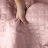 VELVI Quilted bedspread - powder pink - 170x210cm
