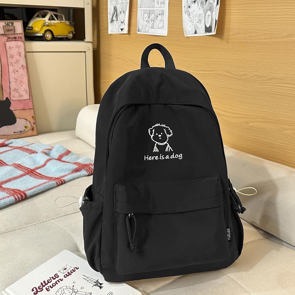 Schoolbag New Fashion Large Capacity Bear Printed Student Backpack High Value Female Junior High School Student Lightweight Versatile Backpack