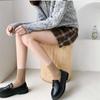 6 Pairs Autumn and Winter Pure Color Women Loose Socks Rib Cotton Fashion Basic Daily Classic Female Sock