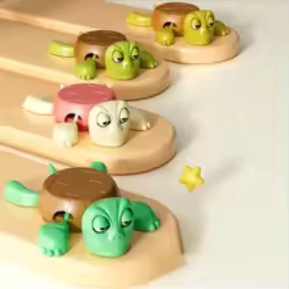 Cute Turtle Coaster Set Heat Resistant Funny Tea Cup Mat Tabletop Decor for Home Kitchen Office Gift Frightened Design Fairy