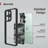 (Comes with wrist strap)IBMRS for OnePlus Ace 2V/Nord 3 5G Case, Camouflage Anti-Fingerprint Matte Clear Hard Back and Soft TPU Frame Protective Case