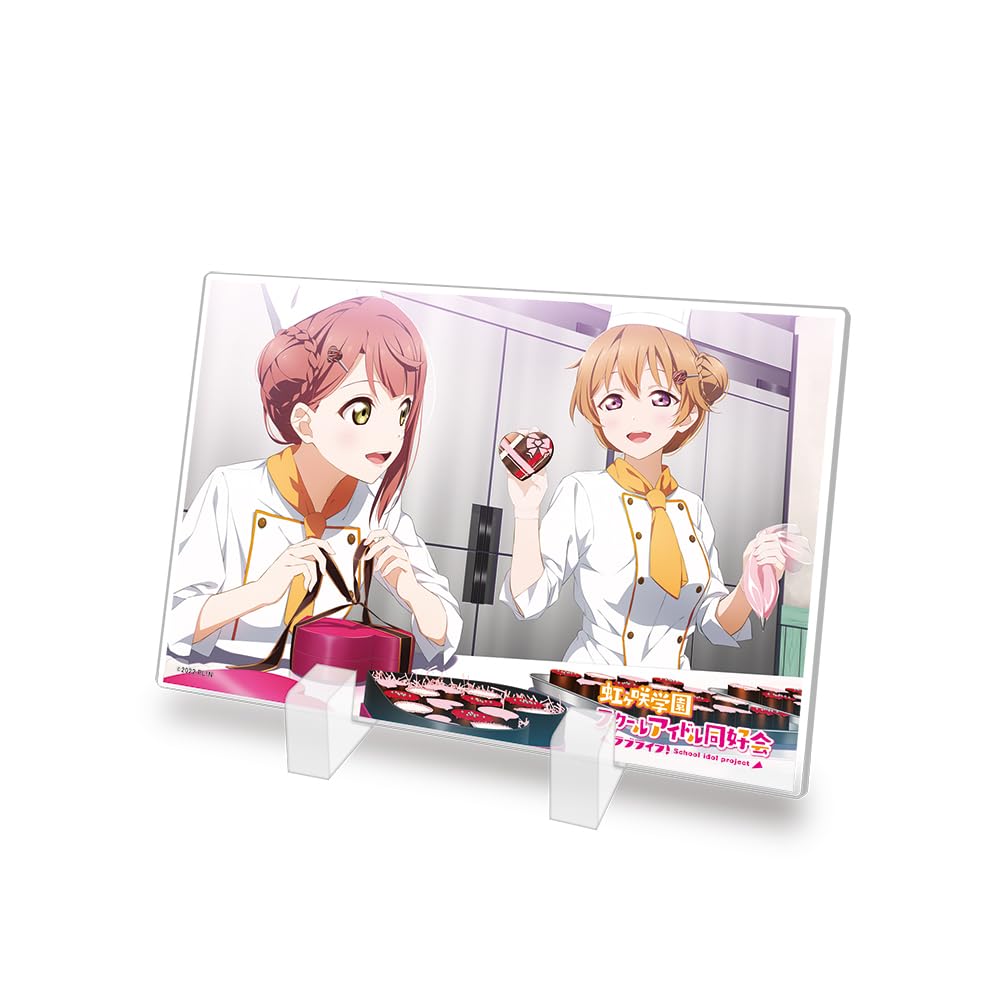 KADOKAWA Love Nijigasaki High School Idol Club Mini Acrylic Plate Ayumu Kanata H120 x W80mm Acrylic Live! & [2] Approx.