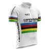 Jersey UCI CANNONDALE Pro Cycling com Zíper Completo Respirável que Absorve a Umidade Jersey para Bicicleta de Estrada