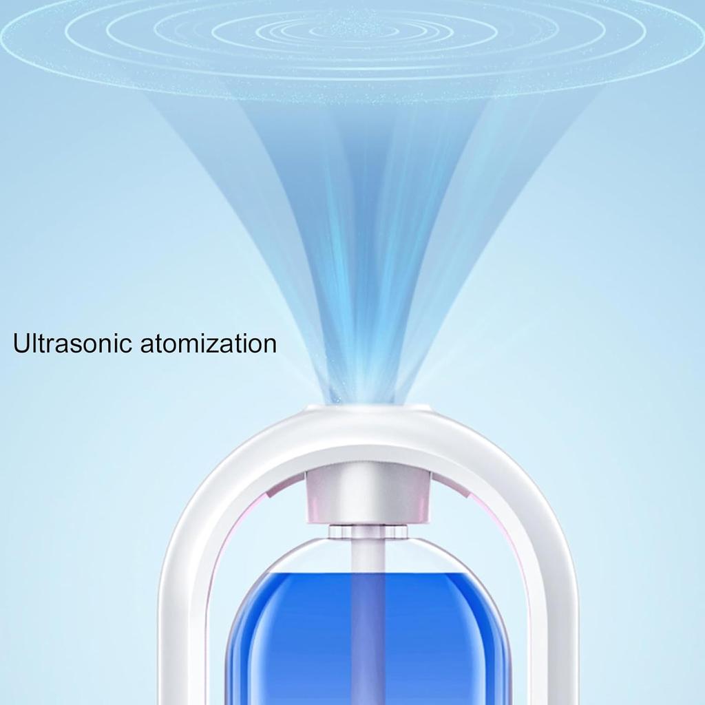 Air Freshener Automatic Spray Bathroom, Wall Mounted Essential Oil Diffuser Automatic Fragrance Dispenser Aromatherapy Diffuser with LED Display
