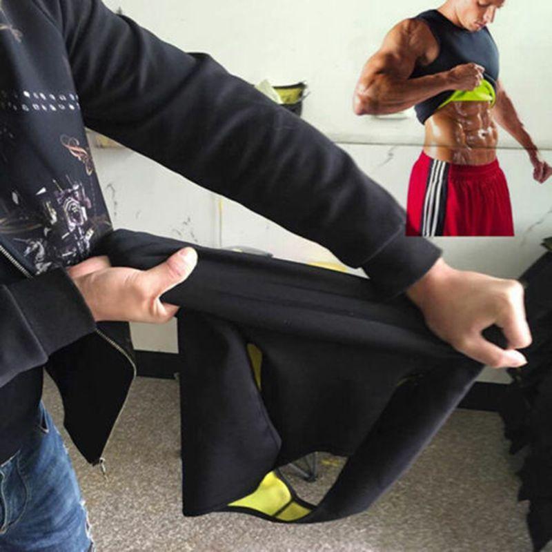 Versatile And Durable Men's Neoprene Body Shaper Sweat Sauna Vest For Weight Loss