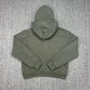 Mertra Patchwork Doppelhut Fleecegefütterter Hoodie & Lässige Hose Set für Damen und Herren - Herbst High Street Stil