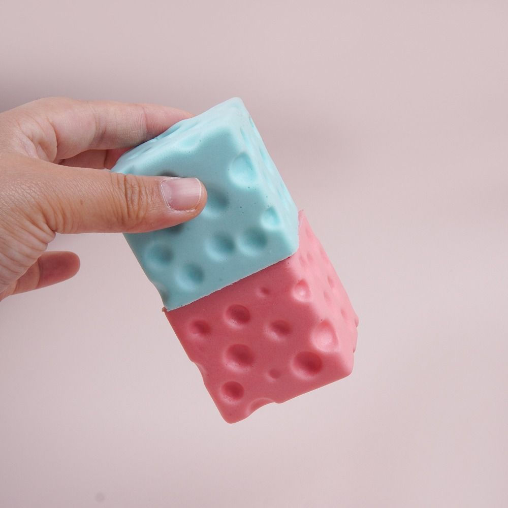 5/7cm Cheese Squeezed Cube PU Slow rebound Slow Rebound Fidget Toy Home Decoration