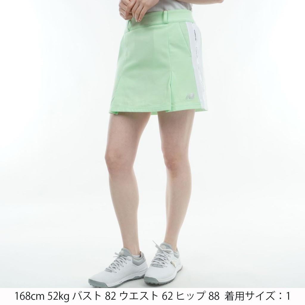 Golf Lightweight Sweat Skirt Inner Green 2 [New Balance] Women's (Shape Retention, Stretch, Included) / 012-4134506 130_Light [L]
