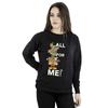 Disney Womens/Ladies Mickey Mouse Presents All For Me Sweatshirt