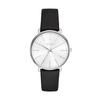 BUREI Women's Analog Quartz Watch, Waterproof, Popular Brand Fashion Watch, Leather Strap, Simple, Casual, Lightweight, Stylish, Gift for Women (Black