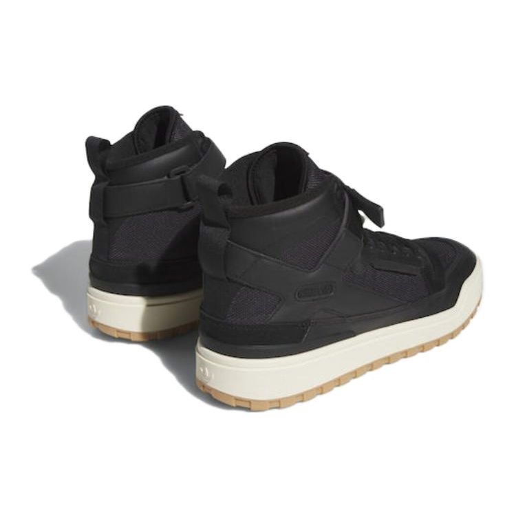 Adidas Forum Boot Black Cream White Unisex Sneakers Core-Black Gum IE7206