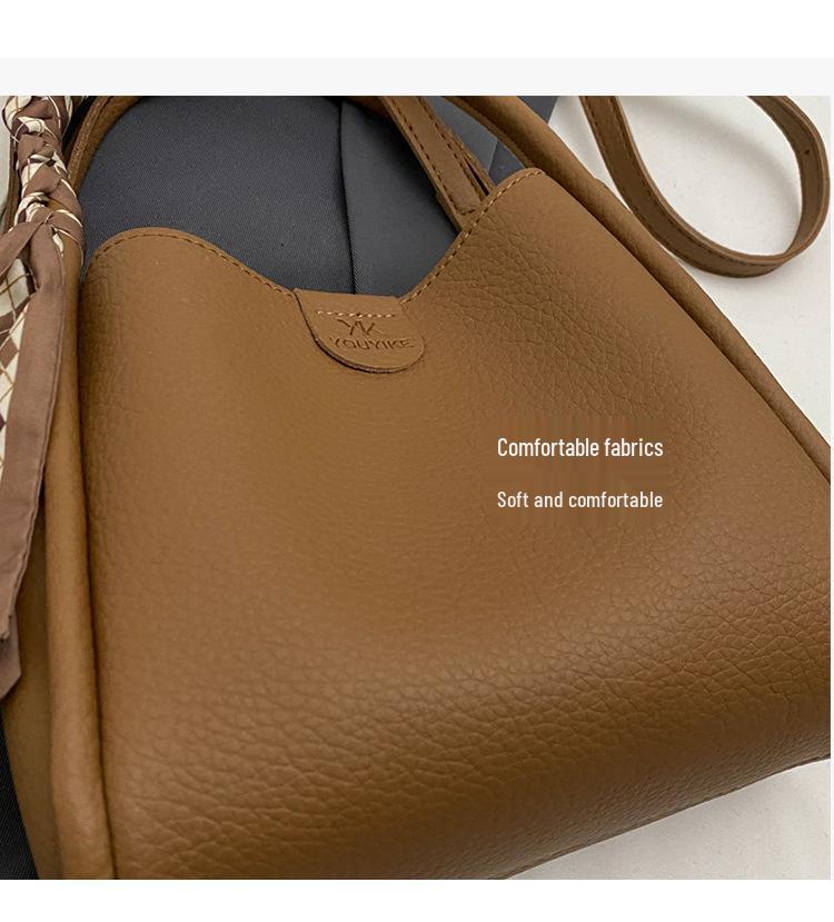 Bolsa Feminina Versátil Balde de Ombro/Transversal Primavera/Verão 2024