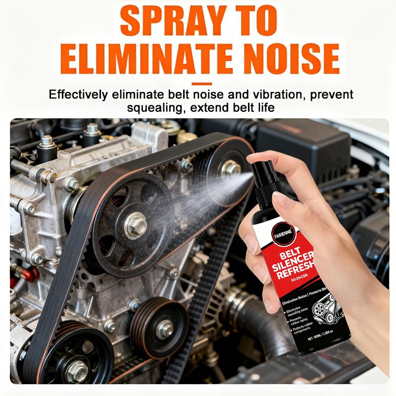 Engine Belt Dressing Spray, Noise Reducer Lubricant, Restore Elasticity, Prevent Aging Cracking For Car Treadmill AC Parts