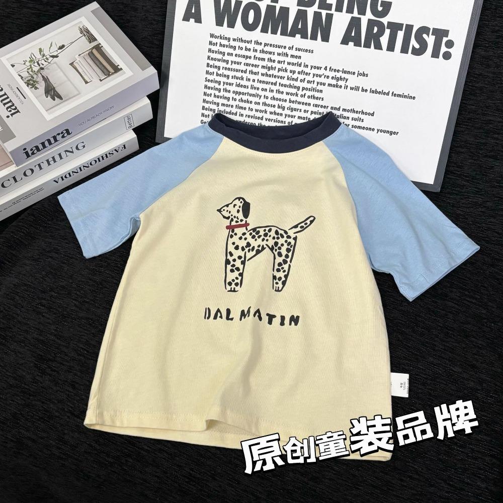 Fashion Kids Summer T-Shirts Toddler Baby Cotton Clothes Children Tops Tees for Boys & Girls Letter Printed Costume