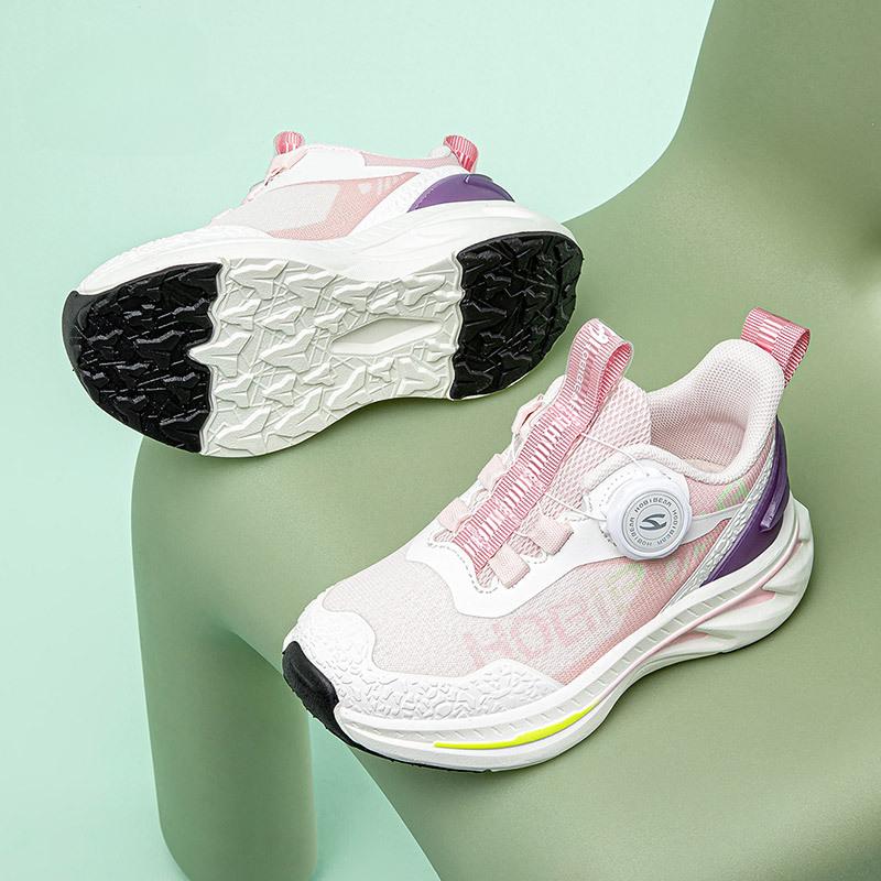 Fashion Brand Spring Boys And Girs Sports Shoes Mesh Breathable Student Casual Sneakers Shock-absorbing Children's Running Shoes