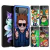 Anime Cartoon Eddsworld Phone Case For Samsung Galaxy Z Flip 7 6 5 4 3 5G Cover ZFlip7 ZFlip6 ZFlip4 ZFlip5 ZFlip3 Coque Fundas