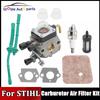 Kit de Carburador para Roçadeira Stihl FS55R FS55RC KM55 HL45 KM55R FS38 FS75 FS45C com Filtro de Ar Linha Junta Carburador