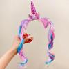 Unicorn Headband for Girls, Pink Satin Sash, Cute and Stylish Accessory for Birthdays, Parties, Events, Celebrations, Kids' Birthdays, Party